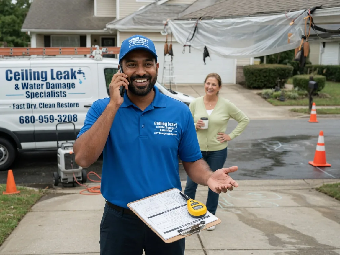 Ceiling Leak Cleanup New Ross, IN FAQs